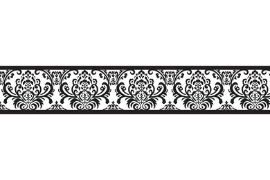 Sweet Jojo Designs Isabella 15' X 6" Damask Border Wallpapers ...