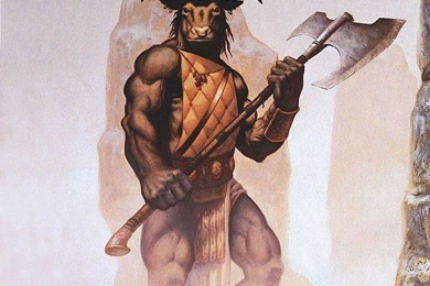 My Free Wallpapers   Fantasy Wallpapers : Minotaur