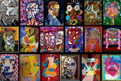 Picasso Cubism Paintings 7 Desktop Wallpapers   Hivewallpaper.com