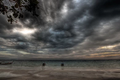 Depressing Beach Scenes – The Dark And Depressing Sky, The Boiling ...