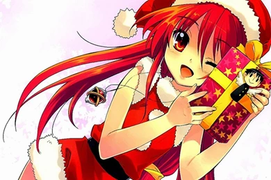 Anime Christmas Girl Wallpapers