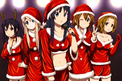 Merry Christmas Anime Singer Girls HD Wallpapers   StylishHDWallpapers