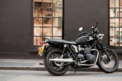 2015 Triumph Bonneville T100 Black Wallpapers Free Desktop ...