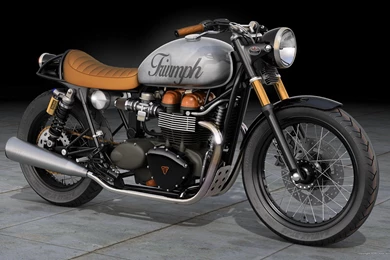Triumph Bonneville T100 Cafe Racer   Image