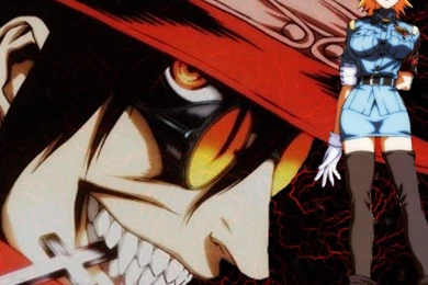 Alucard Hellsing Seras Victoria Vampires Wallpapers   (