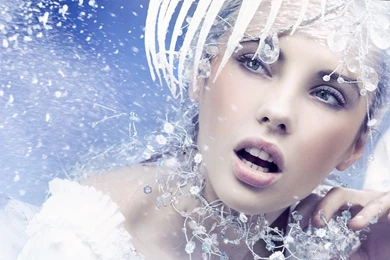 Download Wallpapers 3840x2160 Girl, Winter, Person, Snow, Hairstyle ...