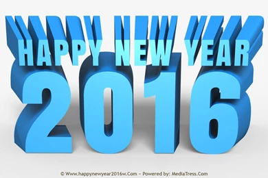 7 Happy New Year 2016 HD Wallpapers ~ Remarkable Designs