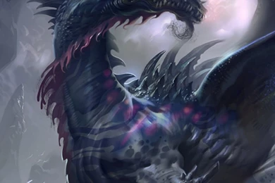 Grey Purple Fantasy Dragon Android Wallpapers Free Download