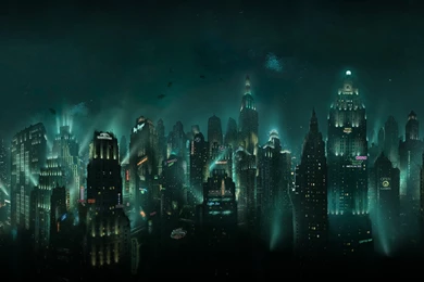 Full HD Wallpapers Bioshock Underwater Town Art, Desktop ...