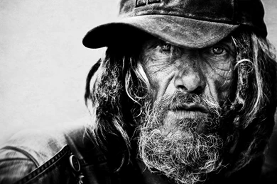 Men Monochrome Cool Guy Wallpapers