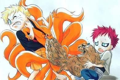 Naruto And Gaara Chibi