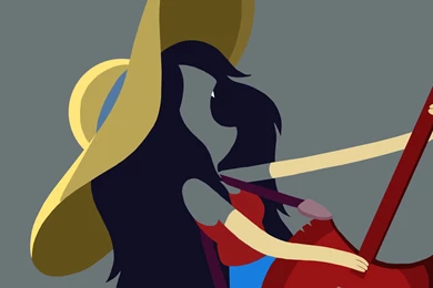 Hey All, I Made A Minimalistic Marceline Wallpaper. Feedback ...