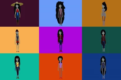 A Minimalist Marceline Wallpapers I Made [1280x800] : Adventuretime