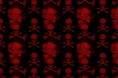 Red skull danger sign   Kaneva Pattern
