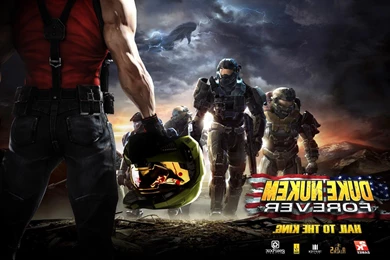 Duke Nukem Forever Sant John Soldier Helmet