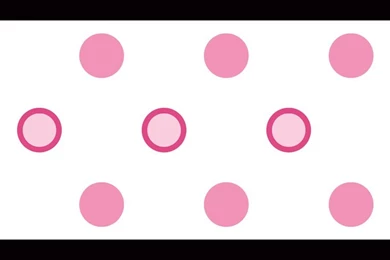 Pink White And Black Polka Dot Peel And Stick Wallpapers Border ...
