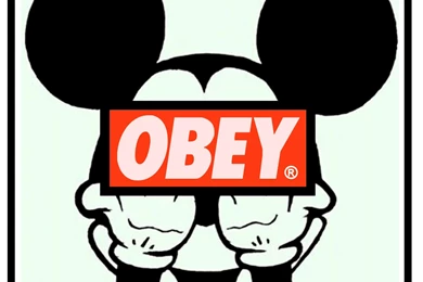 Obey Mickey Mouse Wallpapers Obey Mickey Mouse Hands Image Gallery ...