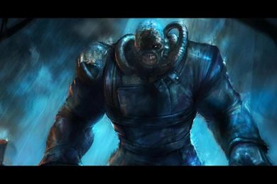 Wallpaper: Nemesis, Movie, Zombie, Resident Evil, Blue, Horrible ...