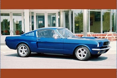 1965 Ford Mustang Wallpapers   Blue Fastback