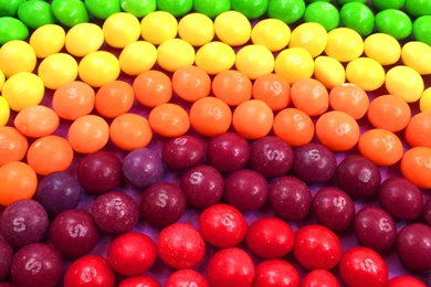 Learn Colours With Rainbow And Candy Skittles! Funny Learning ...