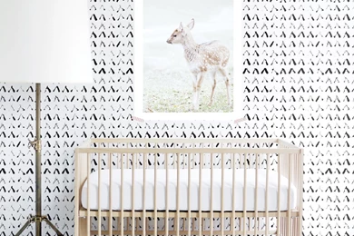 Black And White Nursery Design   Nursery InspirationTrendy Peas