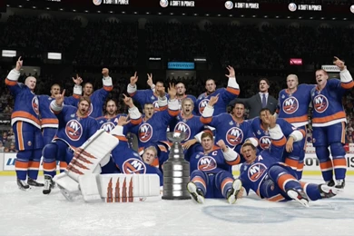 NHL 15   New York Islanders Stanley Cup Celebration   YouTube