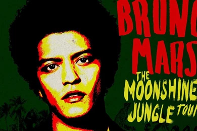 BRUNO MARS THE MOONSHINE JUNGLE TOUR WALLPAPER   (