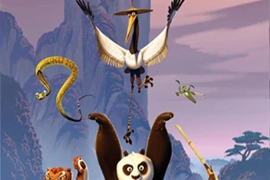 3D Kung Fu Panda iPhone Wallpapers, iPhone 5(s)/4(s)/3G Wallpapers
