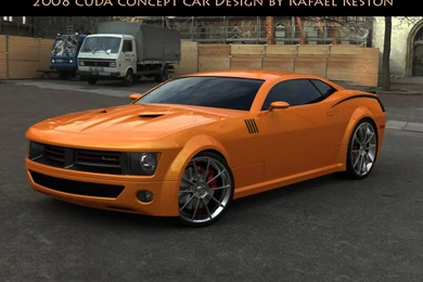 Wallpapers Hemi Cuda Rafael Reston Concept X 1024x768
