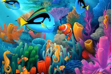 Under the deep blue sea wallpaper i s y ocean background dome ...