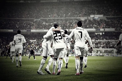 Wallpapers Real Madrid Goal Celebration Soccer 1024x768