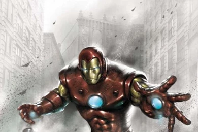 Indomitable Iron Man Black And White (2010)