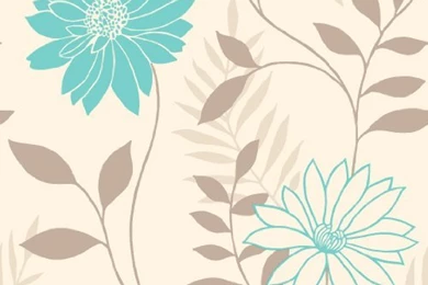 Teal Flower Wallpaper Images