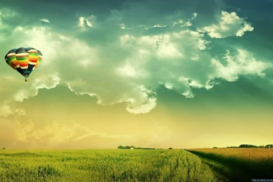 Wallpapers Nachural Wallpapr Natural Fields Clouds 1366x768 ...