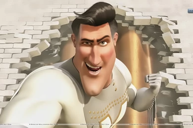 Ferrel Vs Pitt In Megamind Wallpapers