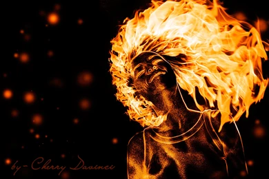 Fire Girl By Cherrydavinci On DeviantArt