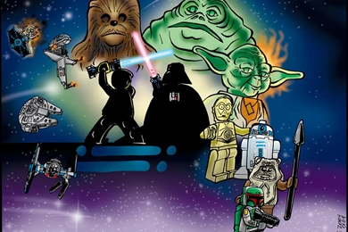 My Free Wallpapers   Star Wars Wallpapers : Lego Star Wars   Return ...