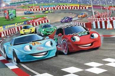 Race Track Wallpapers Mural