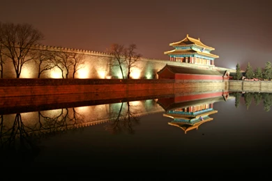 Beijing, Forbidden, City, Night