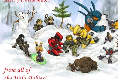 My Free Wallpapers   Games Wallpapers : Halo   Christmas
