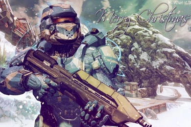 Halotracker File: Halo 4 Christmas Wallpapers By VEN0M Iz Sick