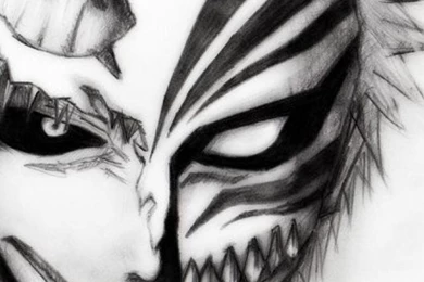 SuperHD.pics: Bleach Hollow Ichigo Drawings Desktop Bakcgrounds