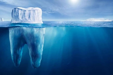 Illustrations Iceberg Teeth Humour Wallpapers   (