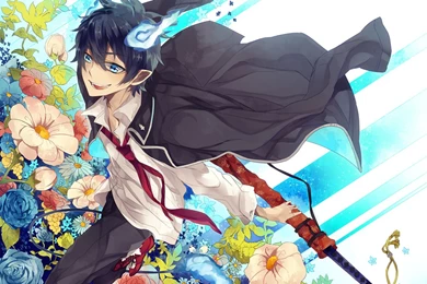 No Exorcist Rin Okumura Katana 0008 HD Wallpapers