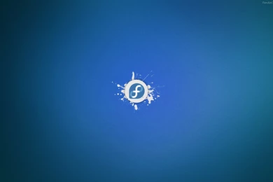 Linux Fedora White Logo And Blue Backgrounds Image HD Wallpapers ...