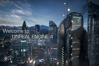 Unreal Engine 4 Logo   Wallpaper.