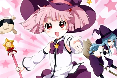 Wallpapers Anime Juri Han Nature Blue Hair Pink Yuru Yuri Girls As ...