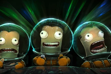 Download Wallpapers 2560x1024 Kerbal Space Program, Art, Spacesuit ...