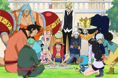 Image   Straw Hat Pirates And Allies Read Newspaper.png   One ...