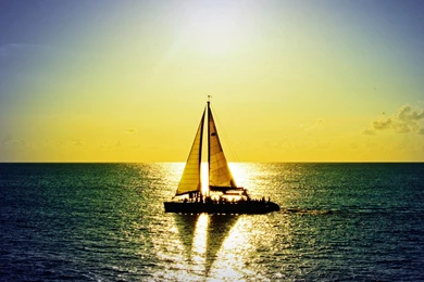 Photos From The Caves, Negril: Free Jamaica Sunset Wallpapers